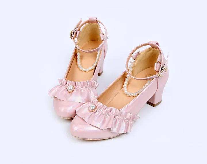 sweet lolita shoes Ruffled lace bowknot Princess kawaii shoes round head thick heel women shoes kawaii girl lolita cosplay loli
sweet lolita shoes Ruffled lace bowknot Princess kawaii shoes round head thick heel women shoes kawaii girl lolita cosplay loli