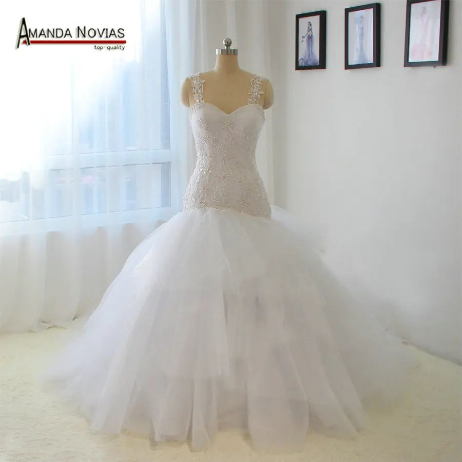 Top Quality Sleeveless Lace Applique Mermaid Vestido De Festa Longo Wedding Dress 2019
Top Quality Sleeveless Lace Applique Mermaid Vestido De Festa Longo Wedding Dress 2019