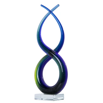 H&D Glass Blown Touch Of The Blues Figurines Collectible Gift Craft Murano Style Art Glass Sculpture Centerpiece Home Decor
H&D Glass Blown Touch Of The Blues Figurines Collectible Gift Craft Murano Style Art Glass Sculpture Centerpiece Home Decor