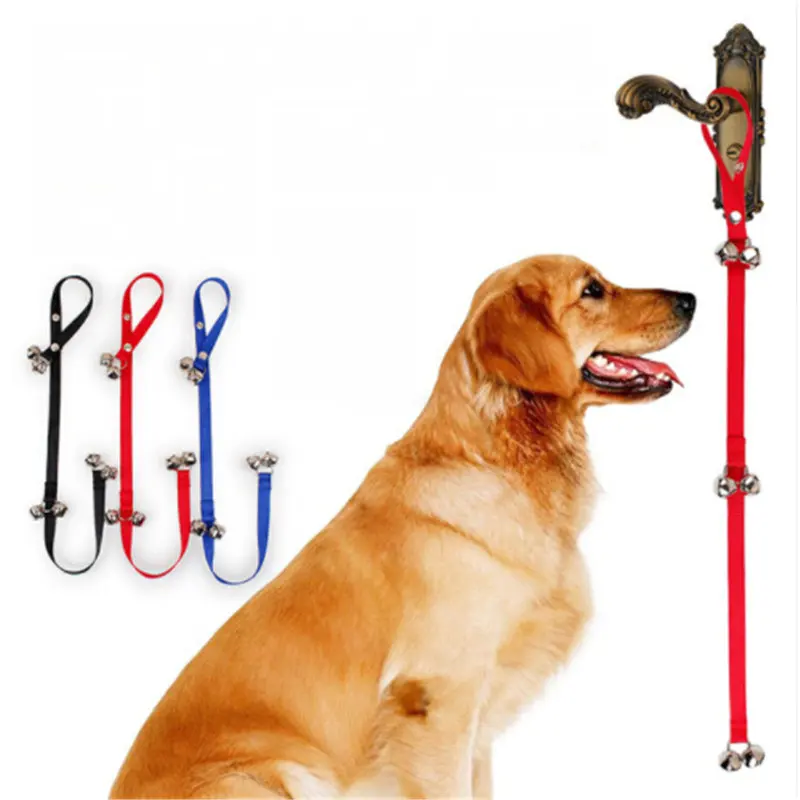 

Adjustable Dog Potty Door Bell Rope Training Bells Housebreaking House training Dog Door Accessories
