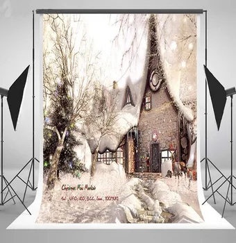 Snow House Christmas Tree Winter Village photo studio background Vinyl cloth High quality Computer print party backdrops
Snow House Christmas Tree Winter Village photo studio background Vinyl cloth High quality Computer print party backdrops