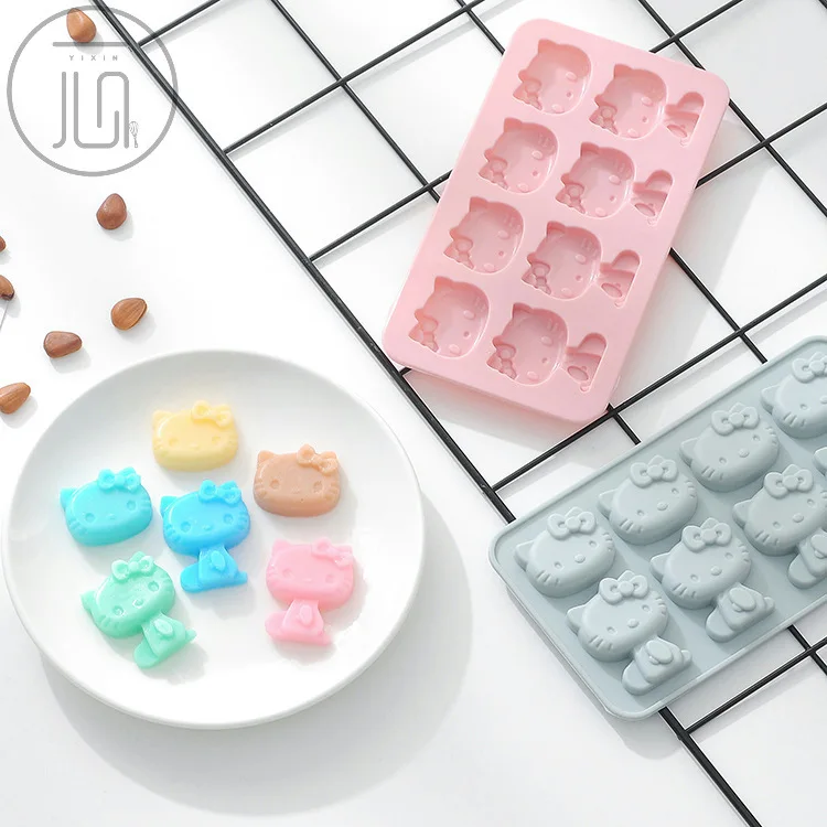 8 Grids Cartoon Cat Silicone Ice Cube Molds Chocolate Mold Kitchen DIY Baking Tools AT38
8 Grids Cartoon Cat Silicone Ice Cube Molds Chocolate Mold Kitchen DIY Baking Tools AT38