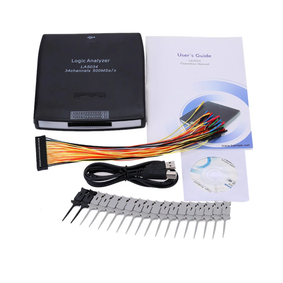 Professional Logic Analyzer 34Channels 150MHz Multimeter USB Oscilloscopes Digital Osciloscopio Portatil Diagnostic Tool
Professional Logic Analyzer 34Channels 150MHz Multimeter USB Oscilloscopes Digital Osciloscopio Portatil Diagnostic Tool
