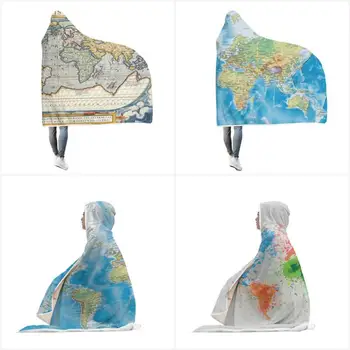 Winter Warm 3D Digital Printing Map Hooded Blanket Cloak Thickened Double-Layer Plush Warm Blanket Home Tapestry Series
Winter Warm 3D Digital Printing Map Hooded Blanket Cloak Thickened Double-Layer Plush Warm Blanket Home Tapestry Series