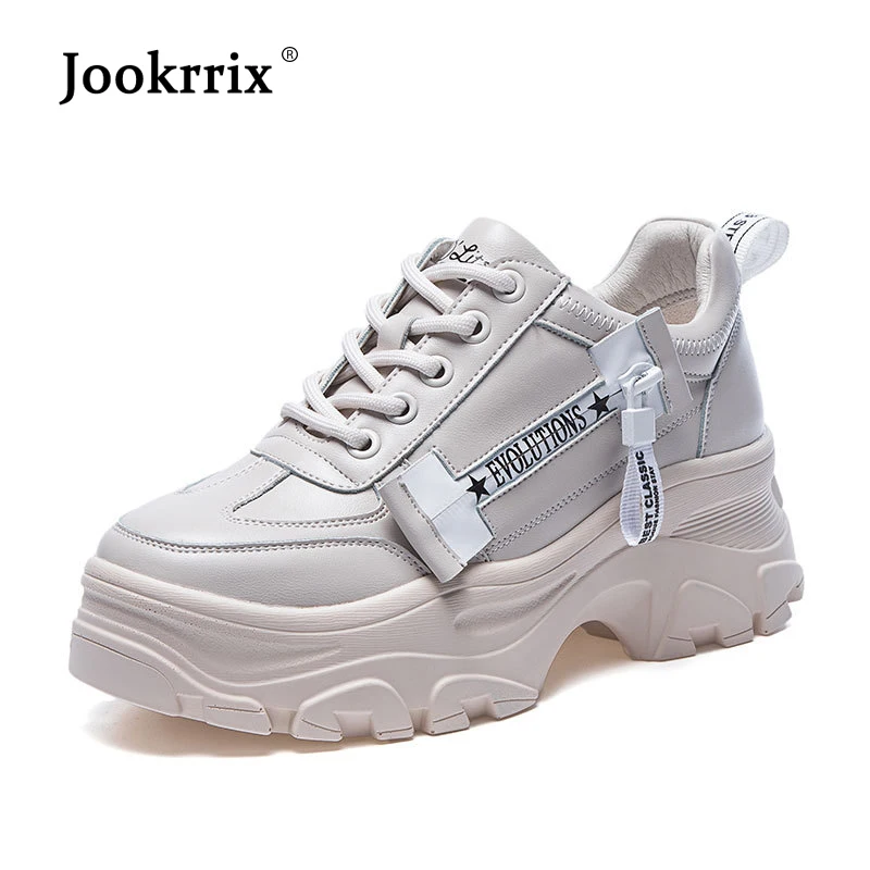 Jookrrix Women's Chunky Sneakers 2019 Spring White Platform Women Sneaker Fashion Woman Trainers Shoes Ladies Footwear Black
Jookrrix Women's Chunky Sneakers 2019 Spring White Platform Women Sneaker Fashion Woman Trainers Shoes Ladies Footwear Black