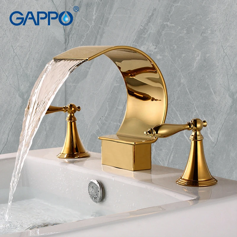 

GAPPO Bathtub Faucets Waterfall tub Faucet shower bathtub sink mixer taps deck mounted bath tub mixer griferia