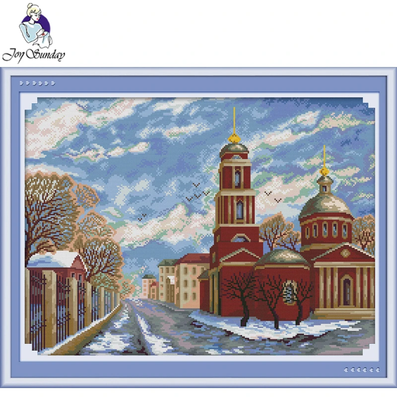 Joy Sunday,Winter,cross stitch embroidery,printing cloth embroidery,Scenery pattern cross stitch,Needlework counted cross-stitch
Joy Sunday,Winter,cross stitch embroidery,printing cloth embroidery,Scenery pattern cross stitch,Needlework counted cross-stitch