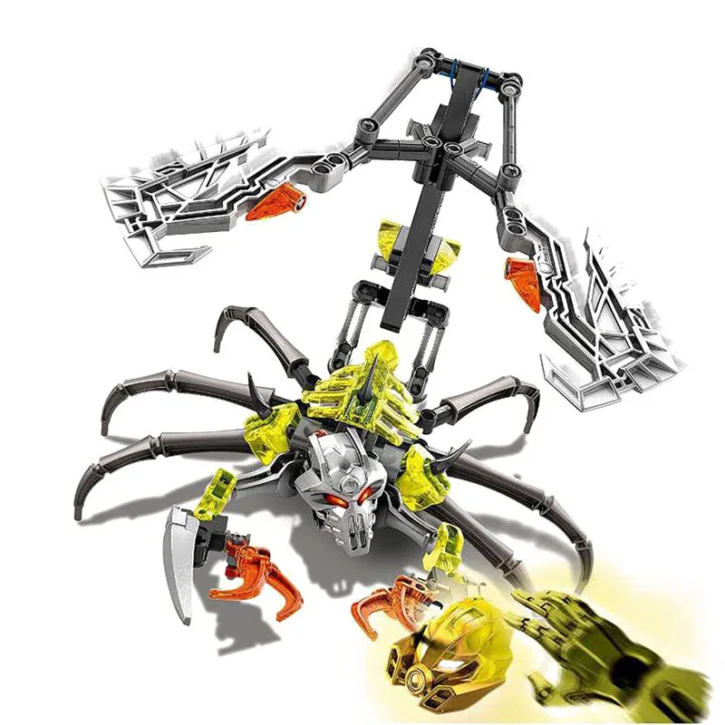 710-4 72pcs Bionicle Warrior Bionicle Skull Scorpio Building Block Model Toys Compatible with legoinglys 70794 kids Best gifts
710-4 72pcs Bionicle Warrior Bionicle Skull Scorpio Building Block Model Toys Compatible with legoinglys 70794 kids Best gifts