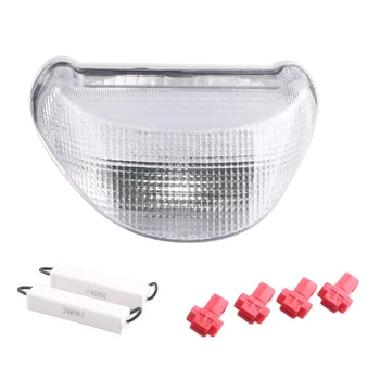 E-Mark Integrated LED Rear Brake Tail Light Turn Signals Lamp Blinker For KAWASAKI ZX-12R ZX12R 1999-2004 Taillight Assembly
E-Mark Integrated LED Rear Brake Tail Light Turn Signals Lamp Blinker For KAWASAKI ZX-12R ZX12R 1999-2004 Taillight Assembly