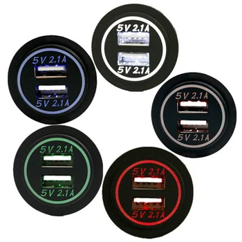 New Car Charger 4.2A 5V Dual USB Adapter Waterproof for Motorcycle Boat Mobile Phone
New Car Charger 4.2A 5V Dual USB Adapter Waterproof for Motorcycle Boat Mobile Phone