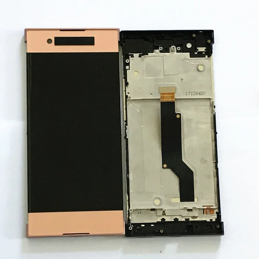 ЖК дисплей 5 дюймов с дигитайзером в сборе тачскрин рамкой для SONY Xperia XA1 G3116 G3121 G3123