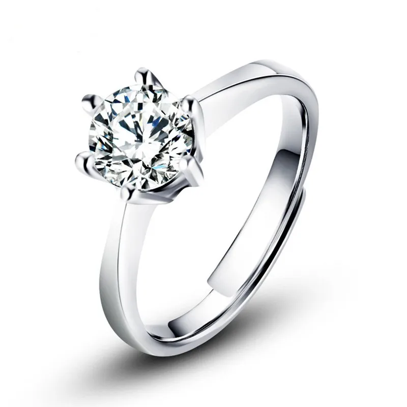 VOJEFEN 925 Sterling Silver Zirconia Solitaire Promise Engagement Ring Silver Diamond Bridal Rings for Wedding Adjustable Ring
VOJEFEN 925 Sterling Silver Zirconia Solitaire Promise Engagement Ring Silver Diamond Bridal Rings for Wedding Adjustable Ring