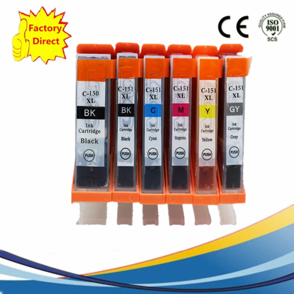PGI-150 PGI-150XL CLI-151 PGI150 PGI 150 Ink Cartridge Replacement For Pixma MG6310 MG7110 MG-6310 MG-7110 MG 6310 7110
PGI-150 PGI-150XL CLI-151 PGI150 PGI 150 Ink Cartridge Replacement For Pixma MG6310 MG7110 MG-6310 MG-7110 MG 6310 7110
