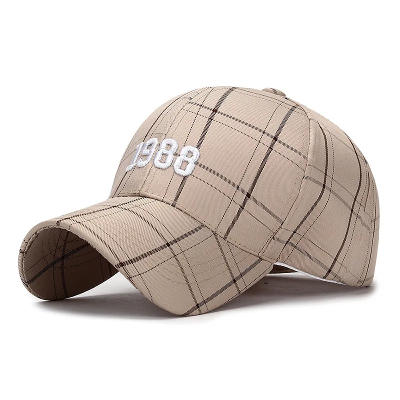 Spring and Summer Vintage Checkered Baseball Cap with Raised embroidered logo Plaid pattern Curved bill Adjustable Lattice Hat
Spring and Summer Vintage Checkered Baseball Cap with Raised embroidered logo Plaid pattern Curved bill Adjustable Lattice Hat