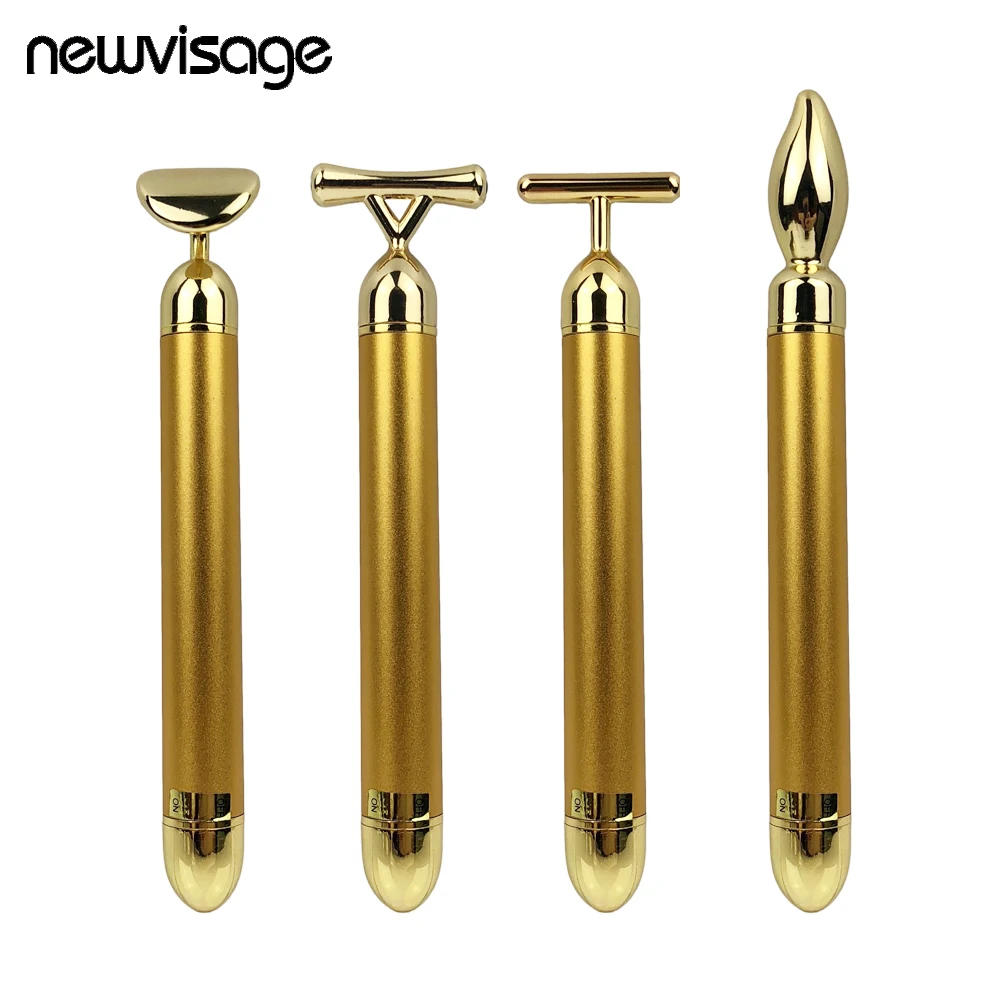 4 in 1 Golden Bar T Shape Spoon Energy Beauty Pen V Face Slimming Vibration Massage Skin Care Tool Anti Wrinkle Facial Massager
4 in 1 Golden Bar T Shape Spoon Energy Beauty Pen V Face Slimming Vibration Massage Skin Care Tool Anti Wrinkle Facial Massager