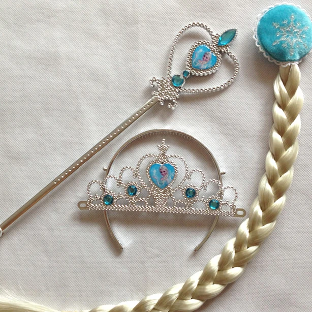 

Aisha Princess Aisha Princess Crown Crown magic wand plus braids Set