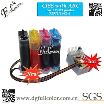 10 Set A Lot For xp401 CISS Ink System With ARC CHIP for xp-401 printer T1971 T1962 T1963 T1964 Ink Cartridge
10 Set A Lot For xp401 CISS Ink System With ARC CHIP for xp-401 printer T1971 T1962 T1963 T1964 Ink Cartridge