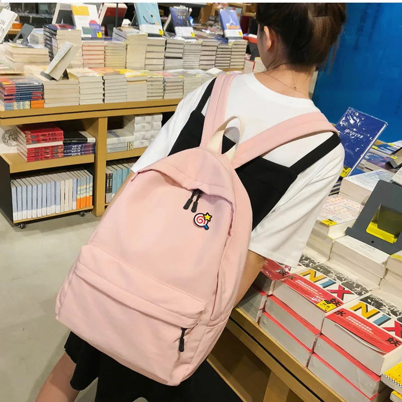 2019 Summer Teenage Girl Backpack Women School Bag Korean Cute Casual Backpacks Large Capacity College Student Bagpack Teen New
2019 Summer Teenage Girl Backpack Women School Bag Korean Cute Casual Backpacks Large Capacity College Student Bagpack Teen New