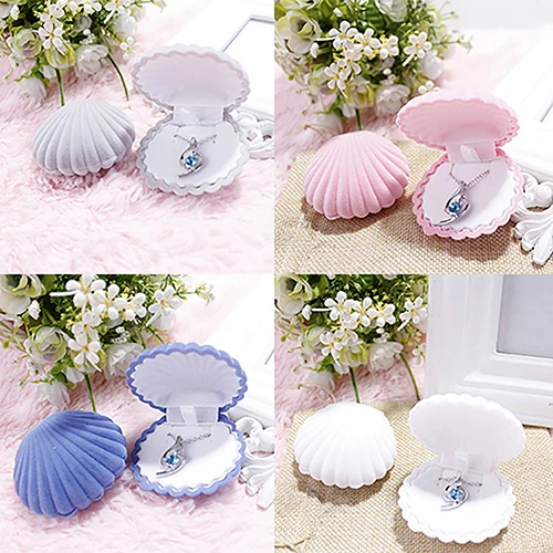Lovely Shell Shape Display Box Necklace Ring Earrings Jewelry Storage Case Gift Box
Lovely Shell Shape Display Box Necklace Ring Earrings Jewelry Storage Case Gift Box
