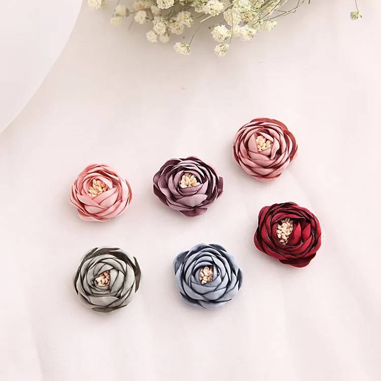 Artificial Rose Flowers with stamen for Hair Accessories High Quality Rosette Flowers DIY Flower Decorations
Artificial Rose Flowers with stamen for Hair Accessories High Quality Rosette Flowers DIY Flower Decorations