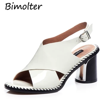 Bimolter Original Retro Women Sandals Thick Heel Cowhide Handsome Buckle Roman Cool Shoes Handmade Genuine Leather Sandals FC041
Bimolter Original Retro Women Sandals Thick Heel Cowhide Handsome Buckle Roman Cool Shoes Handmade Genuine Leather Sandals FC041