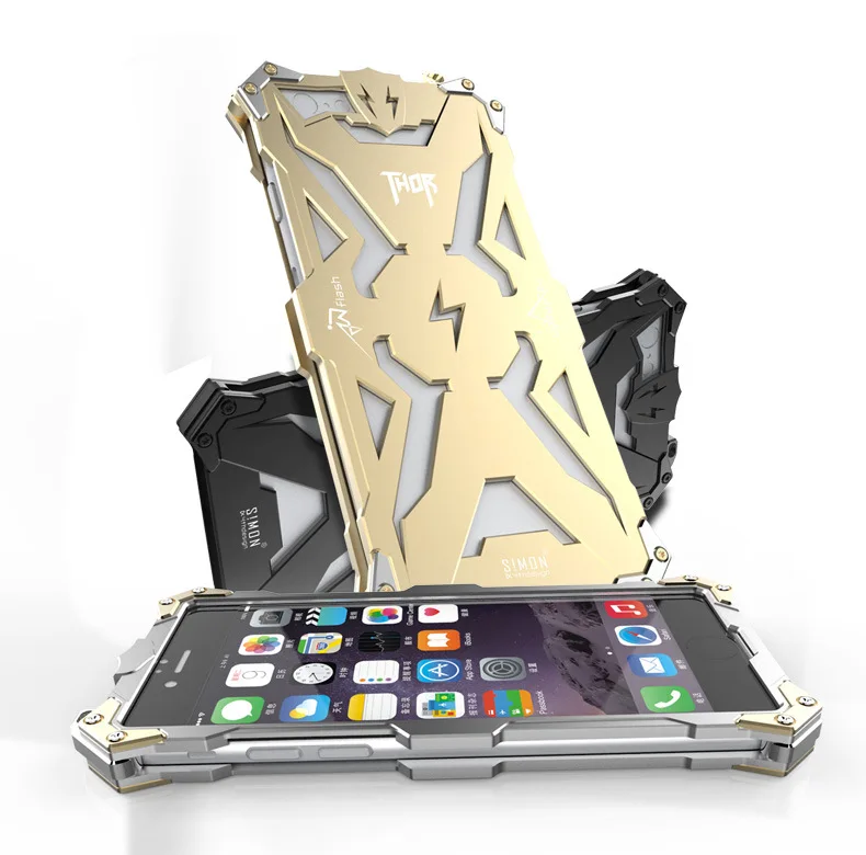New Design Armor Heavy Dust Metal Aluminum THOR IRONMAN Protect Phone Shell Case Cover for iPhone 5 5s 6 6s Plus Back Case cover
New Design Armor Heavy Dust Metal Aluminum THOR IRONMAN Protect Phone Shell Case Cover for iPhone 5 5s 6 6s Plus Back Case cover