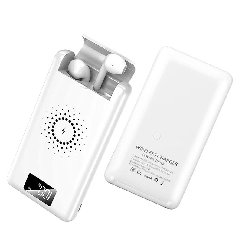 Multi-function 3 in 1 QI Potable Wireless Charger Power Bank For Bluetooth Earphone Fast Charger For iPhone 7 8 Plus X XS Max XR
Multi-function 3 in 1 QI Potable Wireless Charger Power Bank For Bluetooth Earphone Fast Charger For iPhone 7 8 Plus X XS Max XR