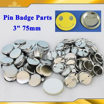 3" 75mm 100 Sets NEW Professional pin Badge Button Maker Pin Back Metal Button Supply Materials
3" 75mm 100 Sets NEW Professional pin Badge Button Maker Pin Back Metal Button Supply Materials
