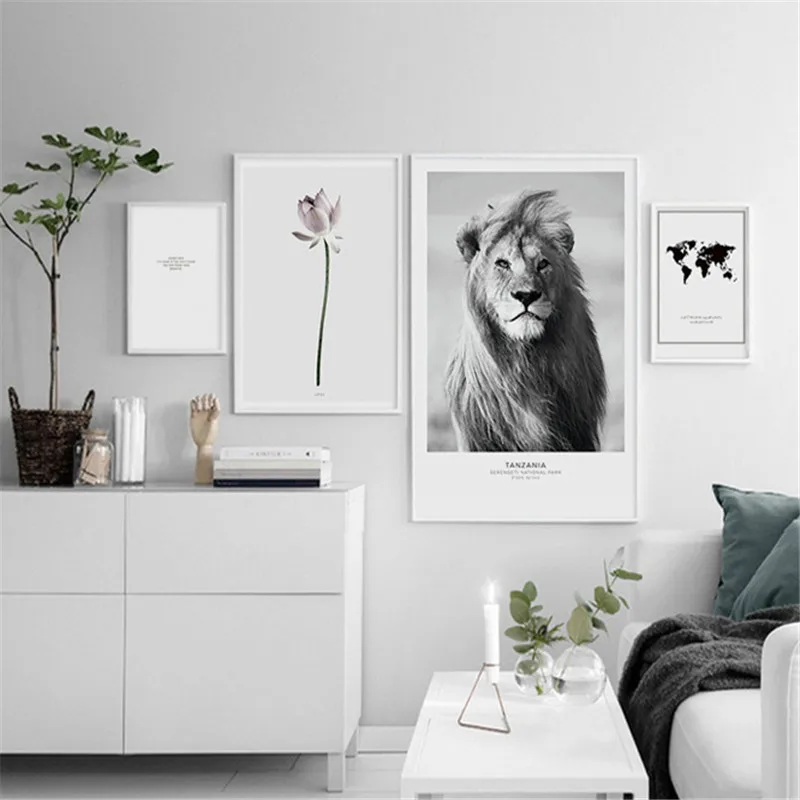 Home Decor Nordic Canvas Painting Gray Photography Animal Lion Map Flower Letter Picture Living Room Hotel Wall Art Backdrop DIY
Home Decor Nordic Canvas Painting Gray Photography Animal Lion Map Flower Letter Picture Living Room Hotel Wall Art Backdrop DIY