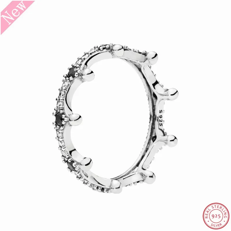 925 Sterling Silver Regal-inspired Enchanted Crown Stackable Rings for Women Jewelry with Mixed Striking Clear & Black CZ FLR177
925 Sterling Silver Regal-inspired Enchanted Crown Stackable Rings for Women Jewelry with Mixed Striking Clear & Black CZ FLR177