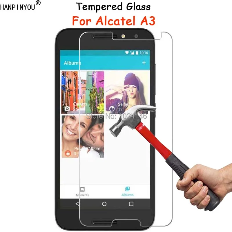 For Alcatel A3 5046D 5046Y 5.0" Clear Tempered Glass Screen Protector Ultra Thin Explosion-proof Protective Film Toughened Guard
For Alcatel A3 5046D 5046Y 5.0" Clear Tempered Glass Screen Protector Ultra Thin Explosion-proof Protective Film Toughened Guard