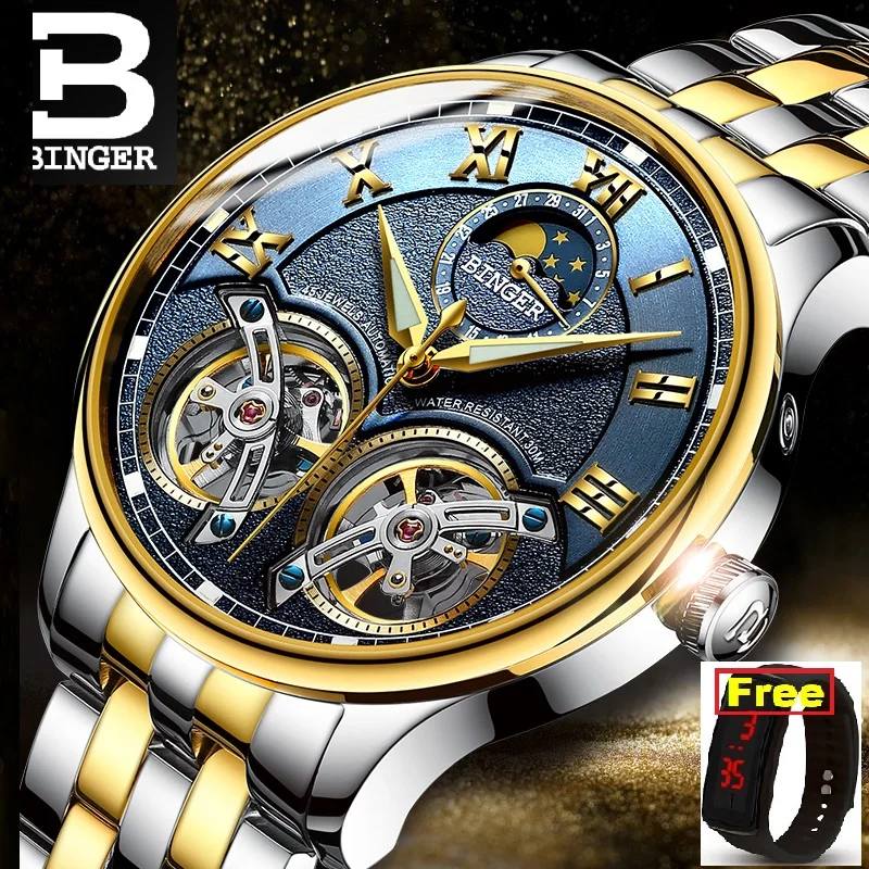 Binger Role Luxury Brand Mechanical Men Watches Skeleton Sapphire Crystal Mate Waterproof Watch Men Clock Male B-8606M-008
Binger Role Luxury Brand Mechanical Men Watches Skeleton Sapphire Crystal Mate Waterproof Watch Men Clock Male B-8606M-008