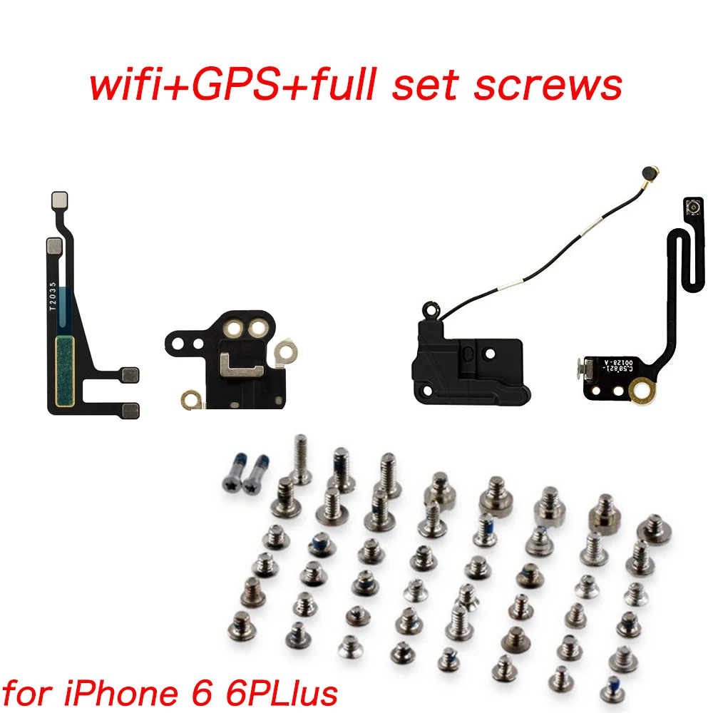 Mhcazz 2 компл./лот для iPhone 6 Plus Wi Fi антенна гибкий сигнал с GPS крышкой лента запасные