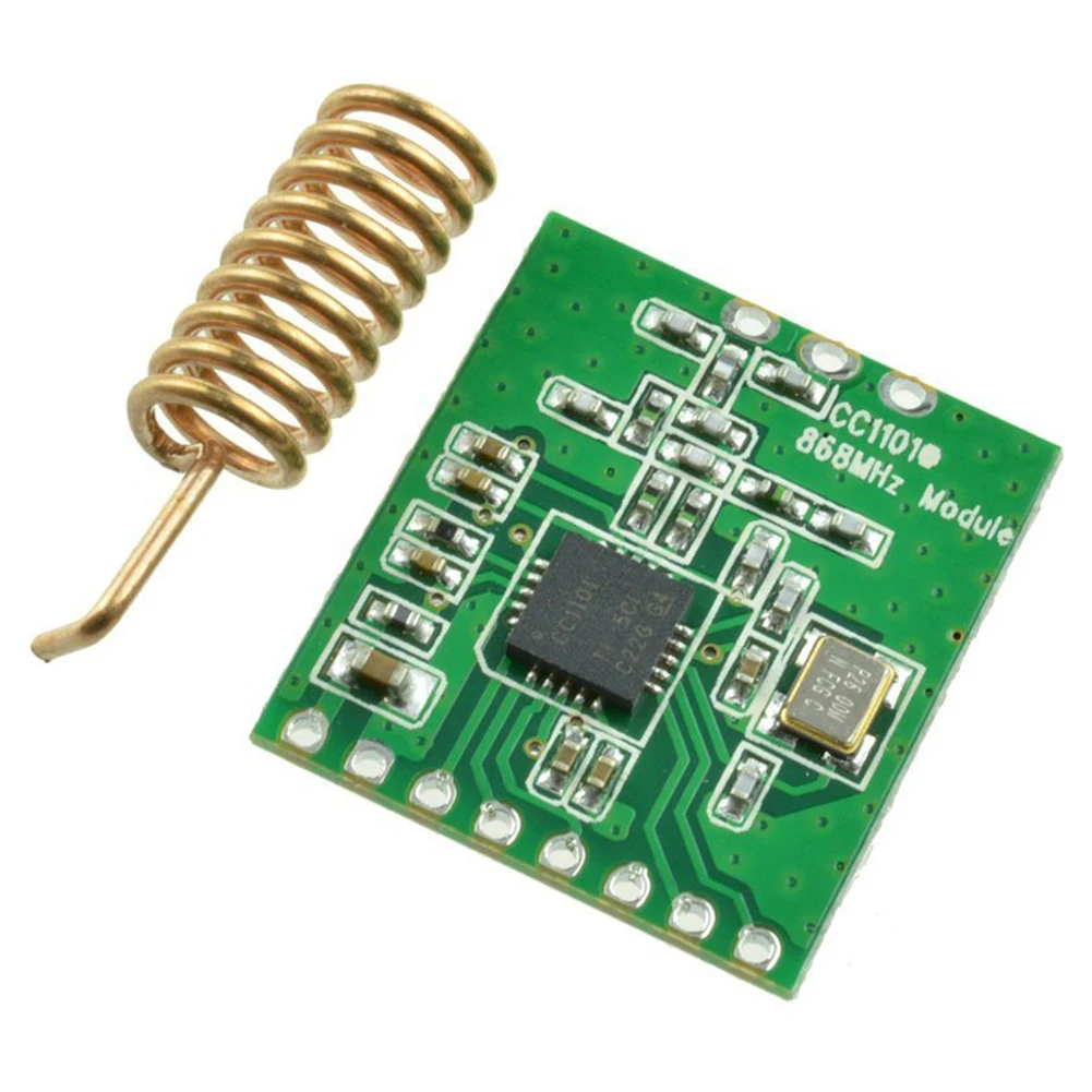 Radio Transmission Accessory Wireless Module 868MHZ CC1101 Multi-channel Durable Part Antenna Transceiver Long Distance Board
Radio Transmission Accessory Wireless Module 868MHZ CC1101 Multi-channel Durable Part Antenna Transceiver Long Distance Board