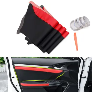 For Honda 10th Civic 16-17 PU Automobile 4x PU Leather Car Door Panel Surface Shell Cover Trim Decor Styling Protect Accessories
For Honda 10th Civic 16-17 PU Automobile 4x PU Leather Car Door Panel Surface Shell Cover Trim Decor Styling Protect Accessories
