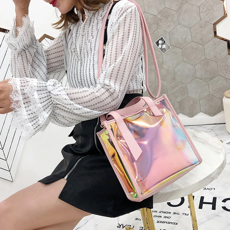 Ruixinwang 2-piece set Fashion Handbag 2018 Messenger Bag Laser Candy Color Transparent Jelly Neon Gift Box 2 In 1 Shoulder Bags
Ruixinwang 2-piece set Fashion Handbag 2018 Messenger Bag Laser Candy Color Transparent Jelly Neon Gift Box 2 In 1 Shoulder Bags