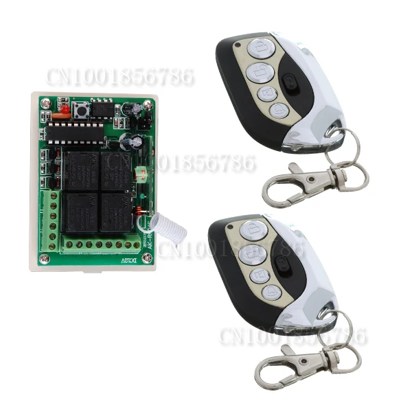 DC 12V 4 CH 4CH RF Wireless Remote Control Switch System,315/433.92 MHZ Transmitter And Receiver
DC 12V 4 CH 4CH RF Wireless Remote Control Switch System,315/433.92 MHZ Transmitter And Receiver