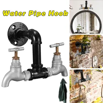 Urban Industrial Style Iron Water Pipe Wall Hook Retro Water Pipe Hook Metal Iron Hooks Costume Stands Decorative Hooks 15x12cm
Urban Industrial Style Iron Water Pipe Wall Hook Retro Water Pipe Hook Metal Iron Hooks Costume Stands Decorative Hooks 15x12cm