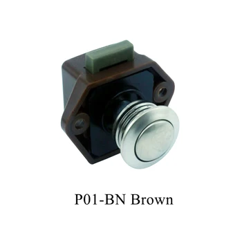 Caravan Motor Home lot Push Lock Button Cupboard Door Knob RV Parts & Accessories RV Cabinet Drawer Lock P01-BN Brown
Caravan Motor Home lot Push Lock Button Cupboard Door Knob RV Parts & Accessories RV Cabinet Drawer Lock P01-BN Brown