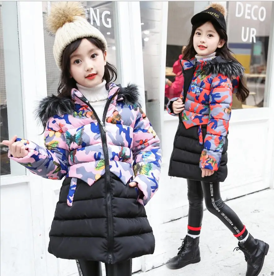 2019 New printing Children's Clothing Winter Jacket For Girls Thicken Girls Winter Coat Hooded Girls Cotton-padded clothes Outwe
2019 New printing Children's Clothing Winter Jacket For Girls Thicken Girls Winter Coat Hooded Girls Cotton-padded clothes Outwe