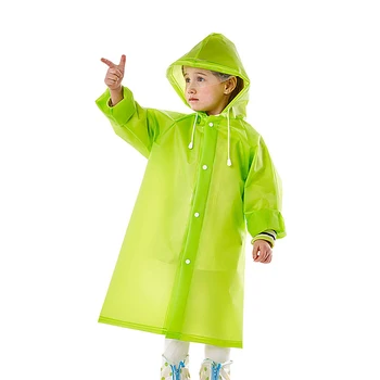 

Kids Raincoat EVA Tastless Raincoats For Children Camping Hiking Rainwear Practical Schoolbag Child Rain Coats Rainsuit