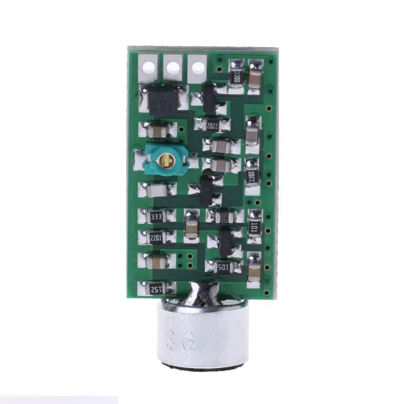 Transmitter Module 88MHZ-108MHZ 0.7-9V Mini Bug Wiretap Dictagraph Interceptor MIC V4.0 Core Board Mini FM Transmitter Module
Transmitter Module 88MHZ-108MHZ 0.7-9V Mini Bug Wiretap Dictagraph Interceptor MIC V4.0 Core Board Mini FM Transmitter Module
