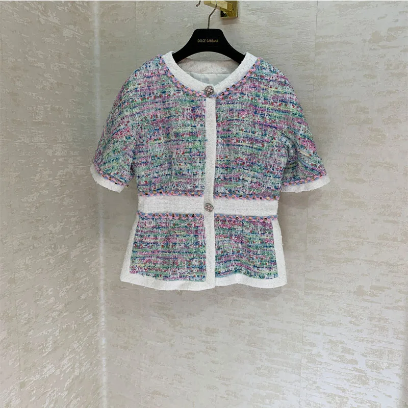 2019 Autumn and winter new Fashion temperament waist vest Short sleeve vest Woven fabric COCO
2019 Autumn and winter new Fashion temperament waist vest Short sleeve vest Woven fabric COCO