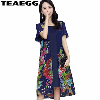 TEAEGG Plus Size 4 XL 5XL Navy Chiffon Dress Womens Dresses New Arrival 2020 Loose Robe Vintage Vestido Floral Dress Femme AL837
TEAEGG Plus Size 4 XL 5XL Navy Chiffon Dress Womens Dresses New Arrival 2020 Loose Robe Vintage Vestido Floral Dress Femme AL837