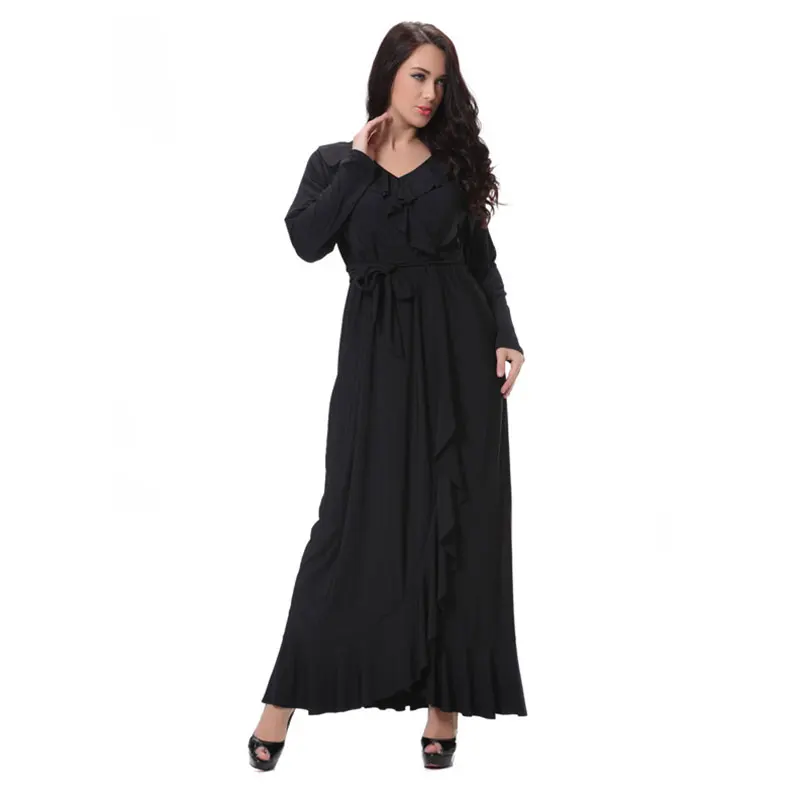 Party XL-8XL Large Plus Size Women's Maxi Long V-Neck Black Dress Big Size Summer Women Maxi Long Sleeve Ruffles Dresses robe
Party XL-8XL Large Plus Size Women's Maxi Long V-Neck Black Dress Big Size Summer Women Maxi Long Sleeve Ruffles Dresses robe