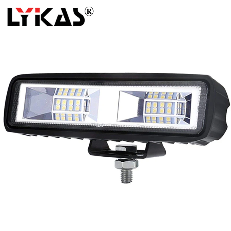 LYKAS 18W Led Flood Light Bars 12 24 Volt for SUV Off Road Trucks 4X4 Jeep ATV 6000K Motorcycle Fog Lights
LYKAS 18W Led Flood Light Bars 12 24 Volt for SUV Off Road Trucks 4X4 Jeep ATV 6000K Motorcycle Fog Lights