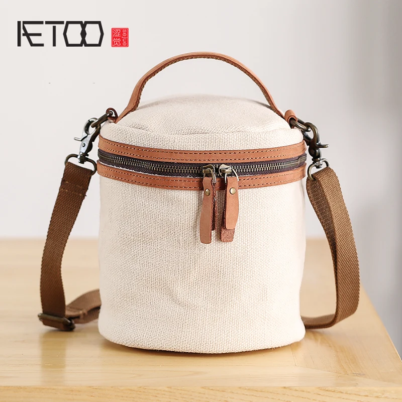 BJYL Cylinder single shoulder bag female cotton hemp crossbody bag casual literary handbag female canvas bucket bag
BJYL Cylinder single shoulder bag female cotton hemp crossbody bag casual literary handbag female canvas bucket bag