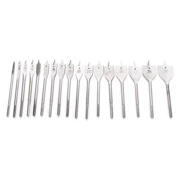 17Pcs Woodworking flat drill 6-38 flat drill set wood reaming drill flat drill Steel Cutter Carpenter Tool Woodworking Tool
17Pcs Woodworking flat drill 6-38 flat drill set wood reaming drill flat drill Steel Cutter Carpenter Tool Woodworking Tool