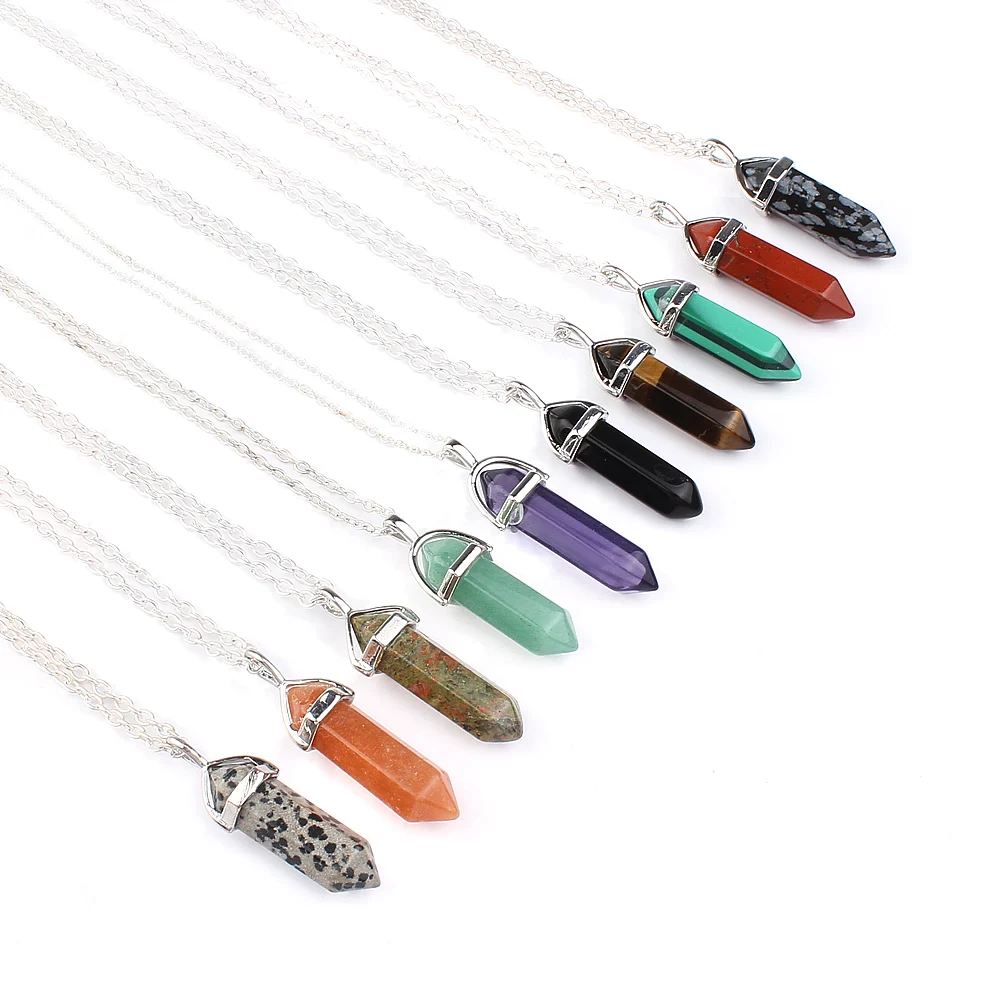 YYW Hot Choker Necklace Natural Quartz Stone Healing Point Chakra Aventurine Tiger Eye Sea Opal Rose Stone Pendant Necklaces
YYW Hot Choker Necklace Natural Quartz Stone Healing Point Chakra Aventurine Tiger Eye Sea Opal Rose Stone Pendant Necklaces