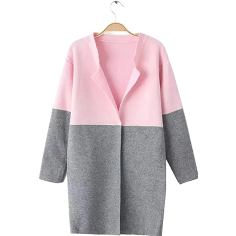 2016 spring spell color sweater women long cardigan coat female dark button student sweaters jacket clothing vestidos MMY041
2016 spring spell color sweater women long cardigan coat female dark button student sweaters jacket clothing vestidos MMY041